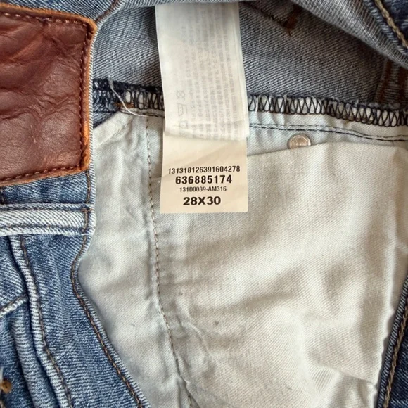 Abercrombie & Fitch~Rustin Athletic Jeans~ 28x30 Stretch Denim ~Men - Picture 5 of 10